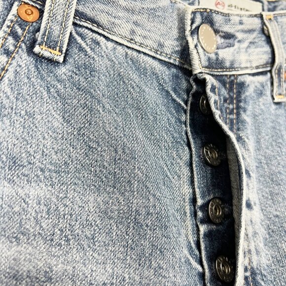 AG Jeans Alexxis High-Rise Vintage Straight Button Fly Women's Size 32R - Picture 3 of 16